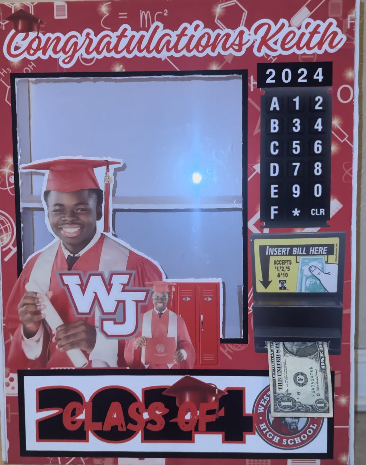 Graduation Money Vending Machine