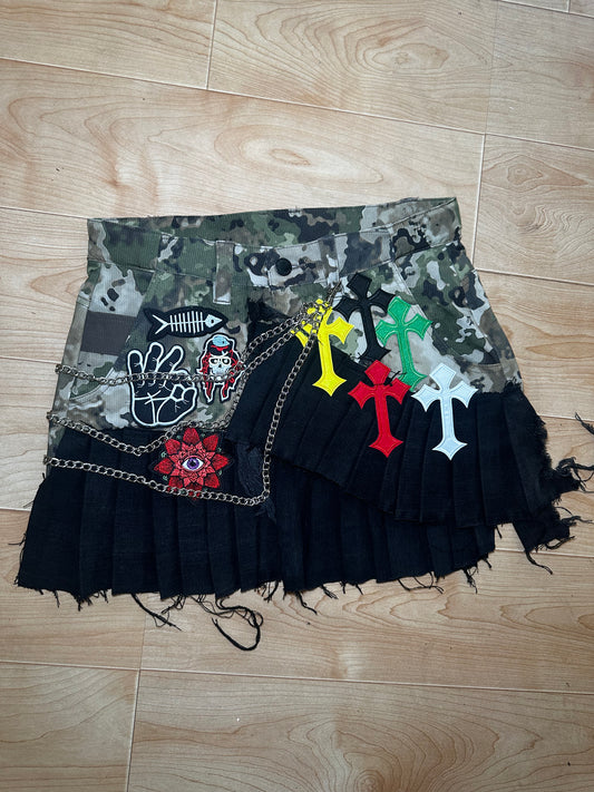 Rock Star Lifestyle Camo Skirt